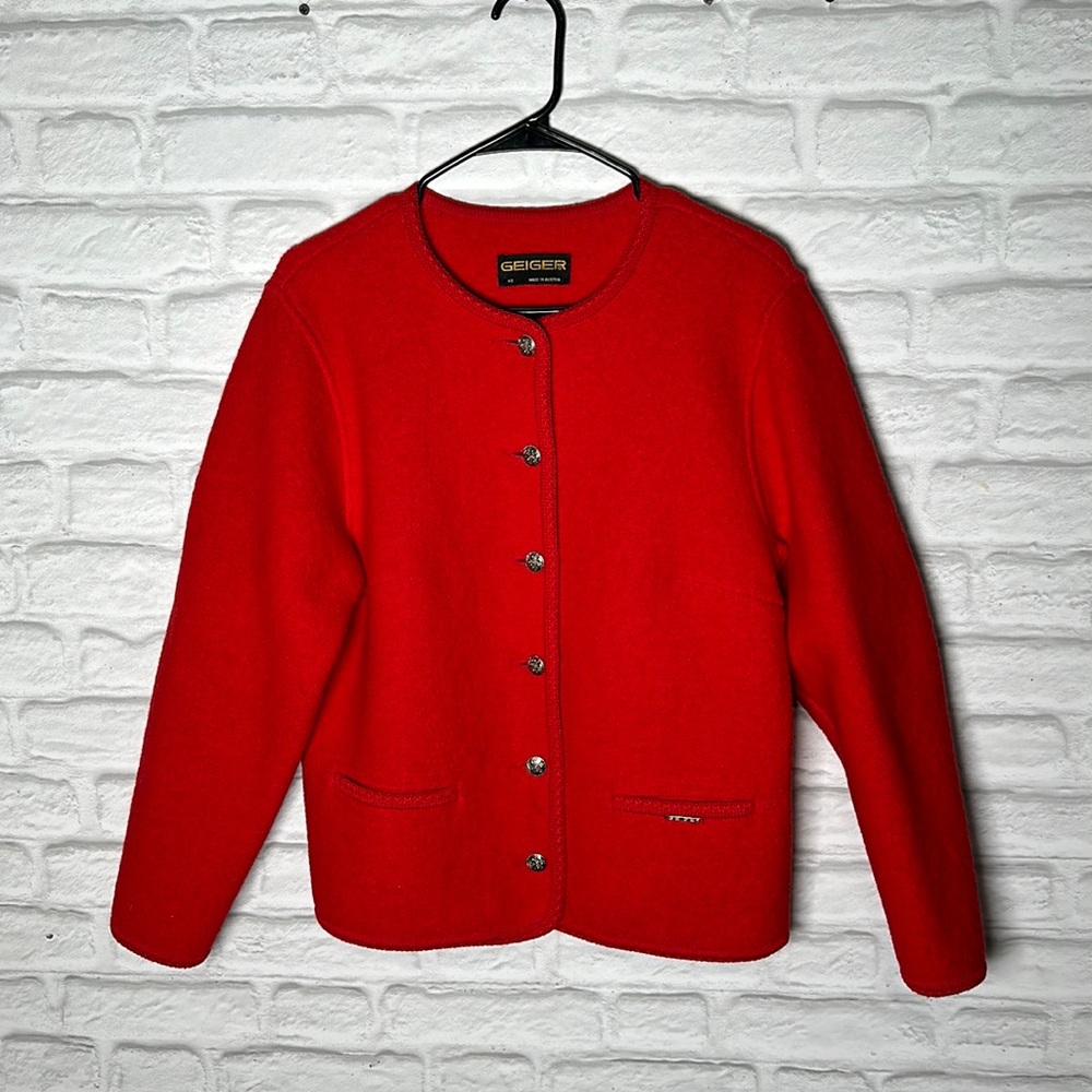 Vintage all wool Geiger Austrian Cardigan